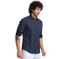 Men Slim Fit Black Shirt