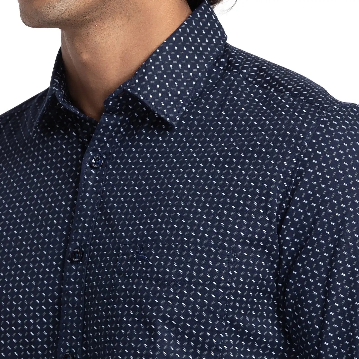 Men Slim Fit Black Shirt