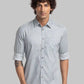 Men Slim Fit Blue Shirt