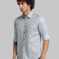Men Slim Fit Blue Shirt