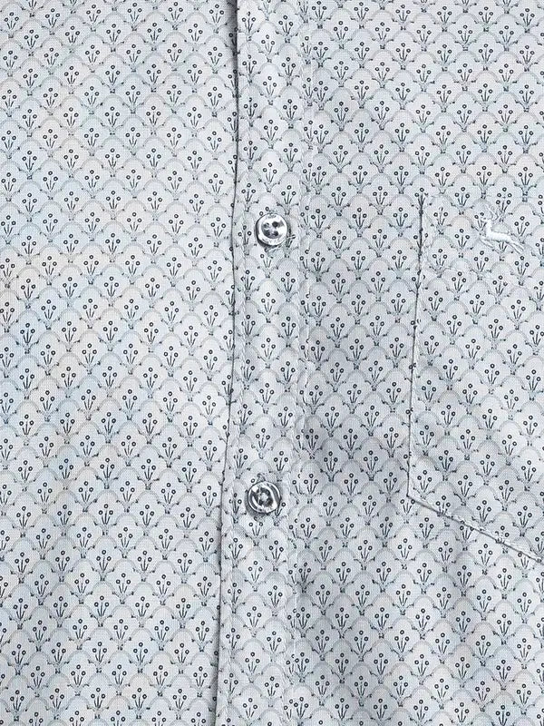 Men Slim Fit Blue Shirt