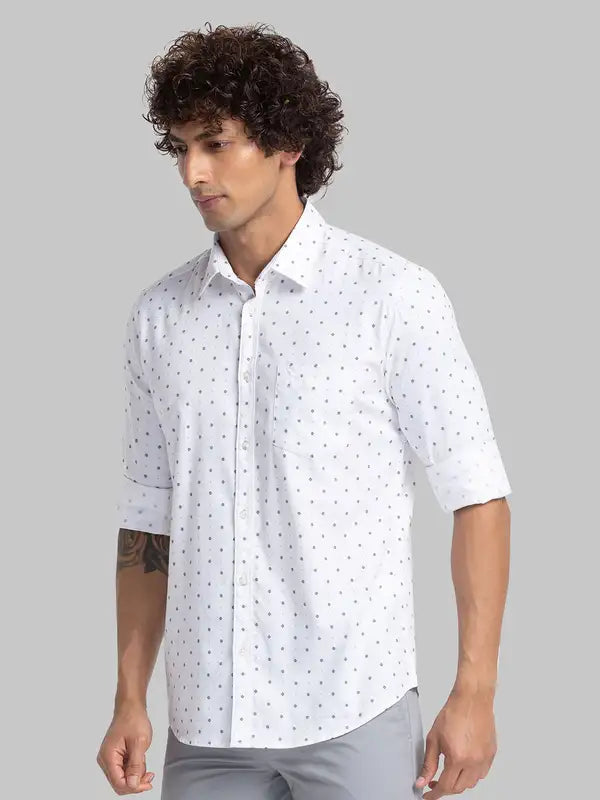 Men Slim Fit Black Shirt