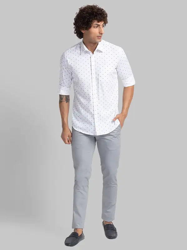Men Slim Fit Black Shirt