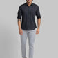 Men Slim Fit White Shirt