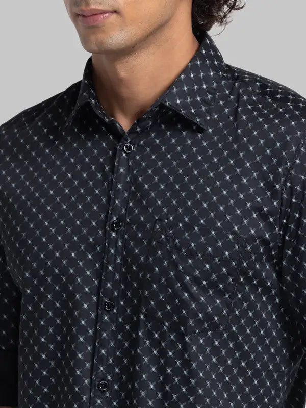 Men Slim Fit White Shirt