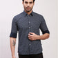 Parx Men Blue Checks Slim Fit Cotton Full Sleeve Shirts