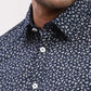 Parx Men Blue Checks Slim Fit Cotton Full Sleeve Shirts