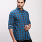 Parx Men Red Checks Slim Fit Cotton Full Sleeve Shirts