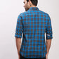 Parx Men Red Checks Slim Fit Cotton Full Sleeve Shirts