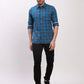 Parx Men Red Checks Slim Fit Cotton Full Sleeve Shirts