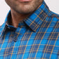 Parx Men Red Checks Slim Fit Cotton Full Sleeve Shirts