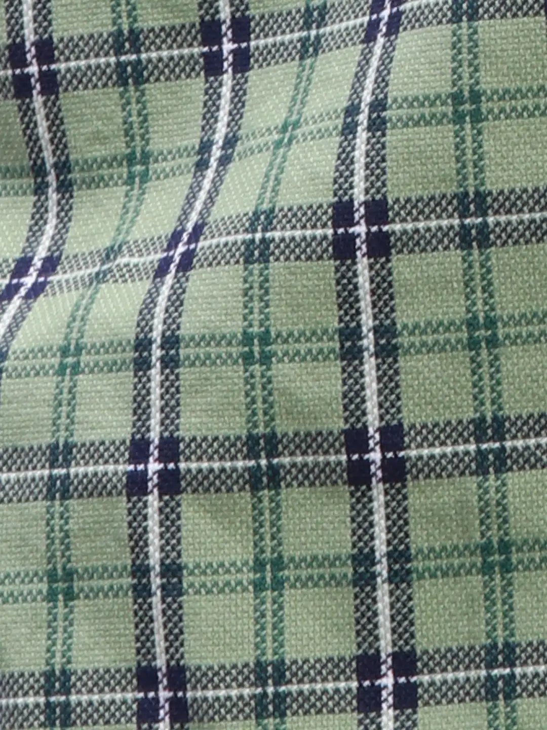 Parx Men Blue Checks Slim Fit Cotton Full Sleeve Shirts