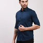Parx Men Maroon Solid Slim Fit Cotton Full Sleeve Shirts