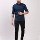Parx Men Maroon Solid Slim Fit Cotton Full Sleeve Shirts