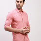 Parx Men Brown Checks Slim Fit Cotton Full Sleeve Shirts