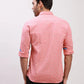 Parx Men Brown Checks Slim Fit Cotton Full Sleeve Shirts