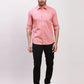 Parx Men Brown Checks Slim Fit Cotton Full Sleeve Shirts