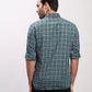 Parx Men Black Checks Slim Fit Cotton Full Sleeve Shirts