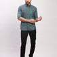 Parx Men Black Checks Slim Fit Cotton Full Sleeve Shirts