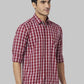 Men Slim Fit Red Shirt