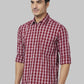 Men Slim Fit Red Shirt