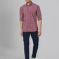 Men Slim Fit Red Shirt