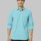 Men Slim Fit Green Shirt