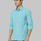 Men Slim Fit Green Shirt