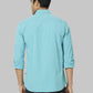 Men Slim Fit Green Shirt