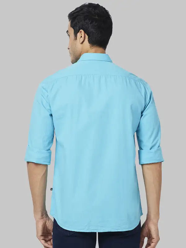 Men Slim Fit Fawn Shirt