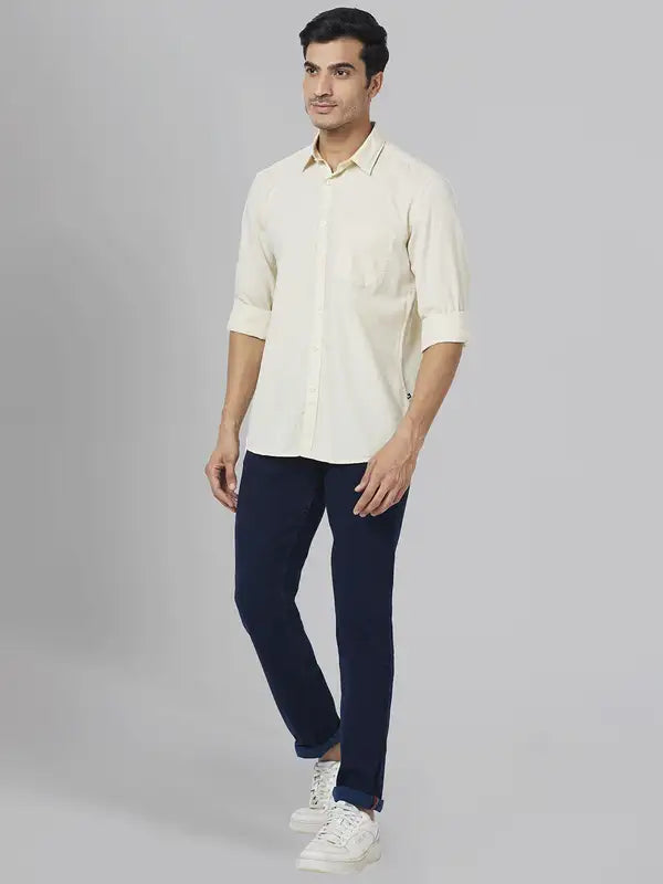 Men Slim Fit Black Shirt
