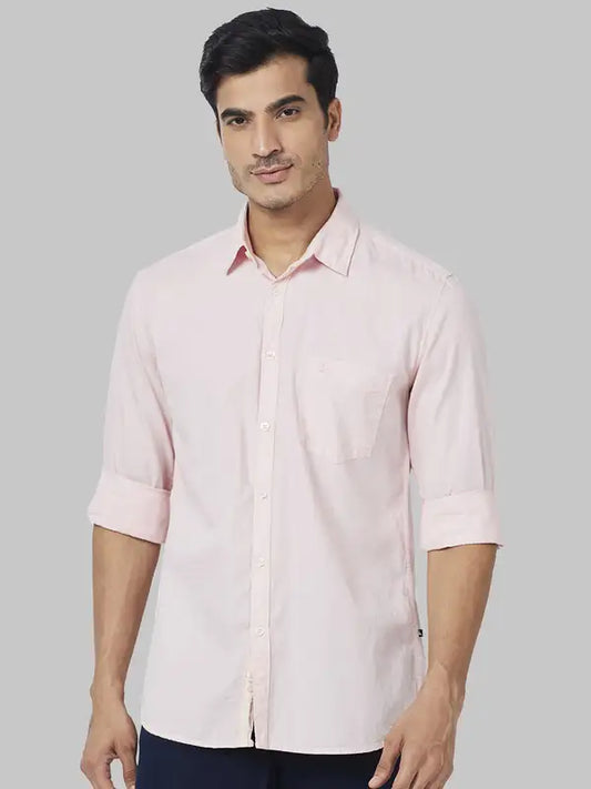 Men Slim Fit Red Shirt
