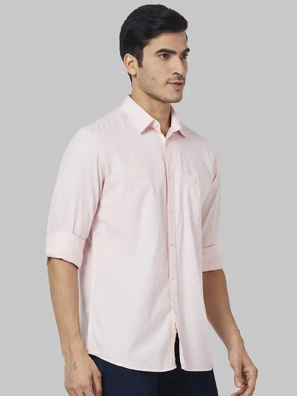 Men Slim Fit Red Shirt