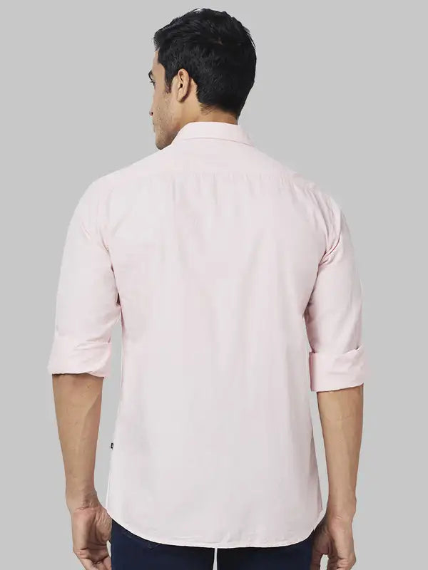 Men Slim Fit Red Shirt