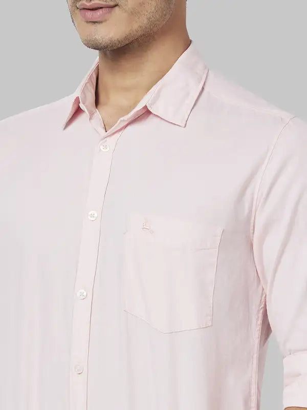 Men Slim Fit Red Shirt