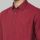 Men Slim Fit Red Shirt