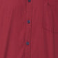 Men Slim Fit Red Shirt