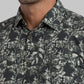 Men Black Slim Fit Checks Cotton Full Sleeve Shirts