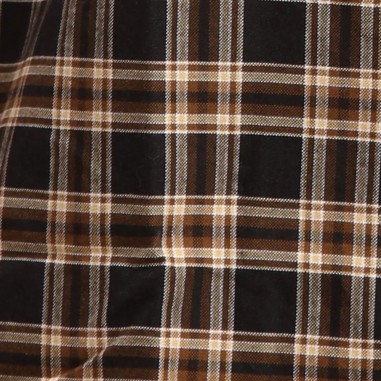 Men Fawn Slim Fit Checks Cotton Full Sleeves Cutaway Collar Shirts