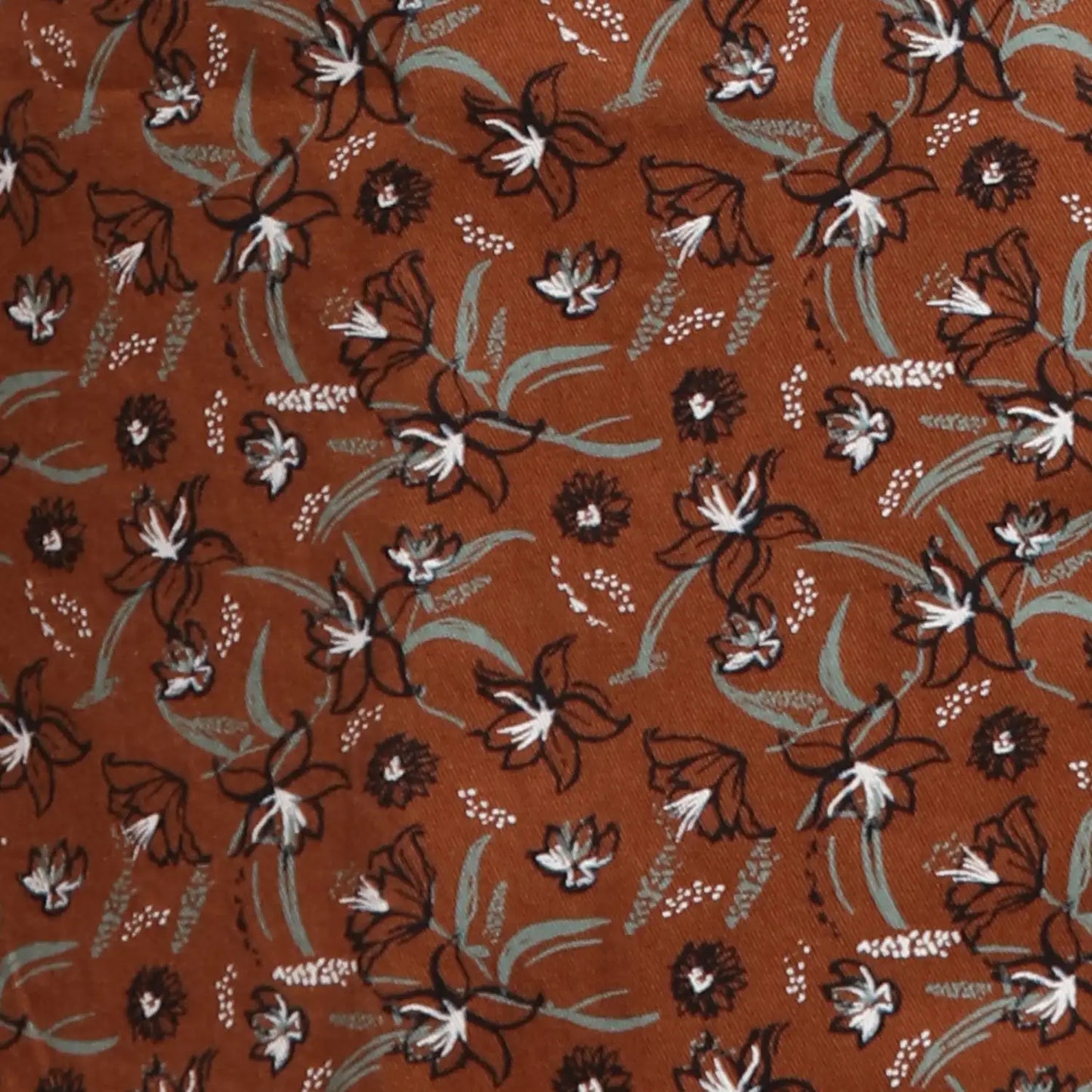 Men Green Slim Fit Print Cotton Full Sleeves Cutaway Collar Shirts