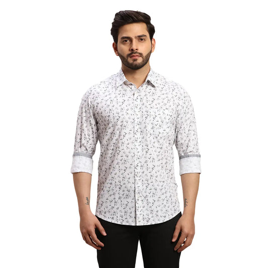 Men Fawn Slim Fit Checks Cotton Half Sleeve Cutaway Collar Shirts