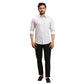 Men Fawn Slim Fit Checks Cotton Half Sleeve Cutaway Collar Shirts