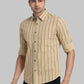 Men Slim Fit Yellow Shirt