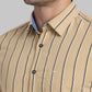 Men Slim Fit Yellow Shirt