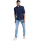 Parx Men Black Checks Slim Fit Cotton Full Sleeve Cutway Collar Shirt