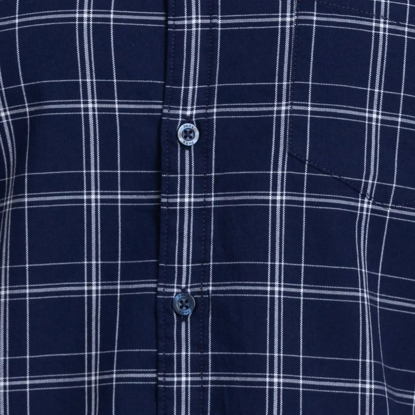 Parx Men Black Checks Slim Fit Cotton Full Sleeve Cutway Collar Shirt