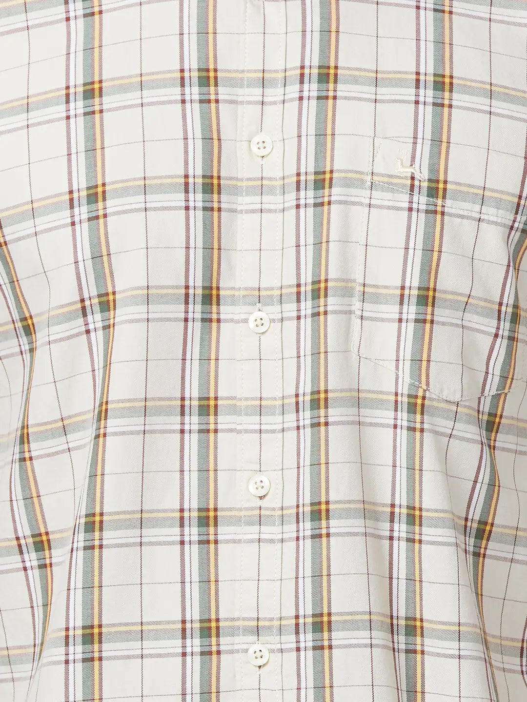 Parx Men Blue Checks Slim Fit Cotton Full Sleeve Cutaway Collar Shirt
