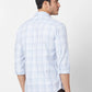 Parx Men Fawn Checks Slim Fit Cotton Full Sleeve Cutaway Collar Shirt