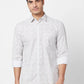 Parx Men Yellow Print Slim Fit Cotton Half Sleeve Cutaway Collar Shirt