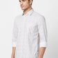 Parx Men Yellow Print Slim Fit Cotton Half Sleeve Cutaway Collar Shirt